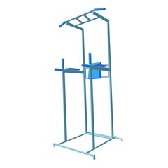 Pull up bar. Upper body workout, bodybuilding exercise.