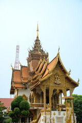 Fototapeta premium Wat Buppharam temple at Chiang Mai in Thailand
