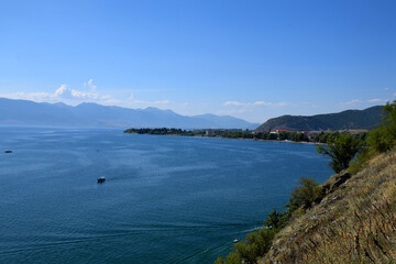 Obraz premium ohrid lake coastline
