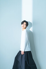 男性のファッションポートレート