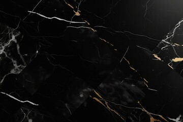 Black marble with golden lines pattern design