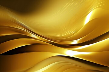 Golden pattern gradient lines design ai generative 