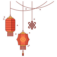 Chinese New Year Lantern Decoration