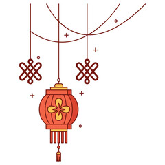 Fototapeta na wymiar Chinese New Year Lantern Decoration