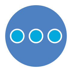 Fototapeta premium Ellipsis Icon