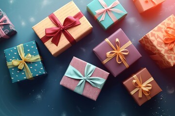 gift box with bow -Ai