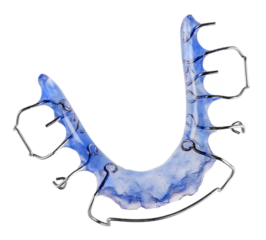Removable brace, invisible retainer, transparent background
