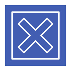 Obraz premium Cross Icon