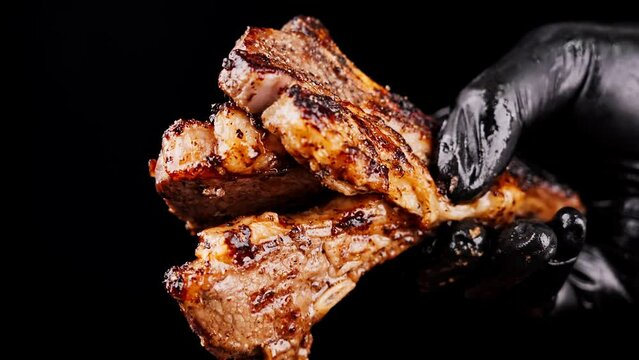 Grilled Lamb Chops with Rosemary and lemon