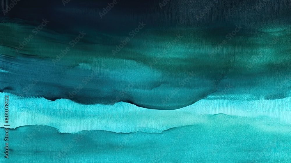 Canvas Prints blue green abstract background. watercolor pattern with stripes. generative ai.