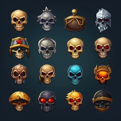 gothic skull death game ai generated