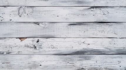 White rustic background. Old rough wooden fence surface. Generative AI.