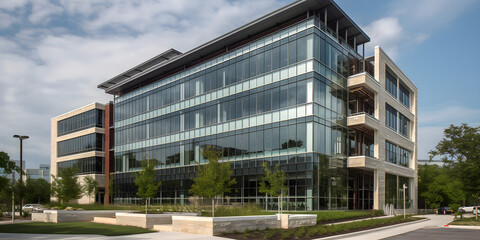 modern office building