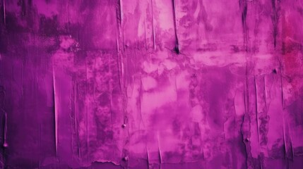 Magenta purple abstract background. Painted metal wall. Toned rough texture. Bright decorative background. Generative AI. 