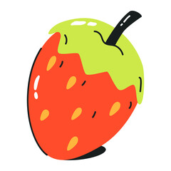 Fruit flat icon for digital use 