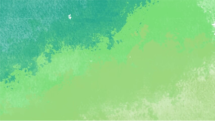Abstract green watercolor background.Hand painted watercolor. vector