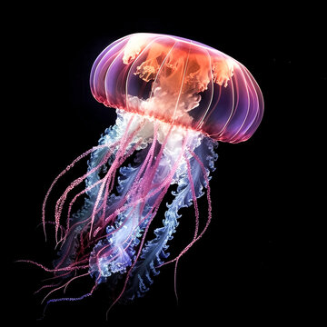 A jellyfish image was uploaded by Irukandji - generative ai.