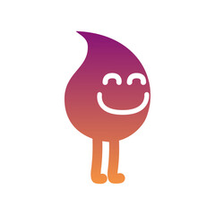 unique emotional emoji character 