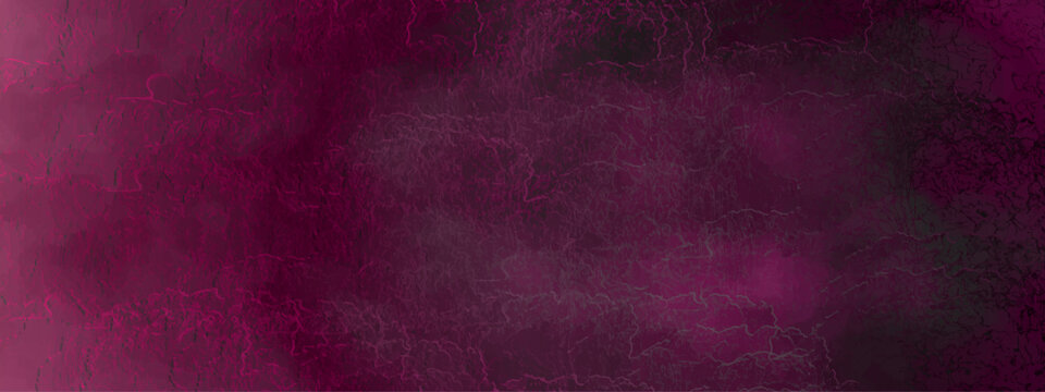 Abstract pink purple craking wall smoke watercolor background. Aquarelle painted gradient effect color splash card paper design. wallpaper template or canvas for paper, retro tiles luxury canvas use 