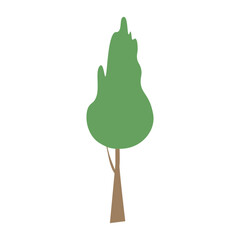 Flat Tree Illustration Set Collection