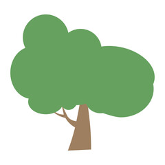 Flat Tree Illustration Set Collection