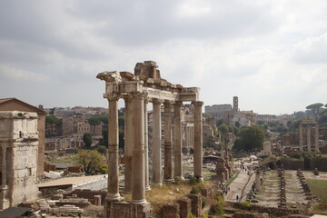ruins of roman forum