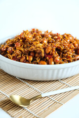 spicy anchovy peanut or teri kacang balado