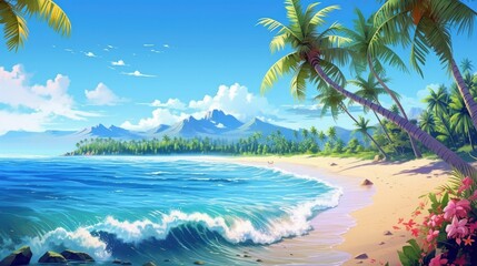 Obraz na płótnie Canvas Tropical Seashore