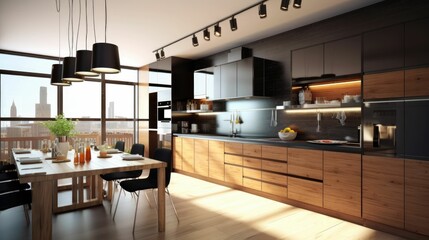 Modern kitchen interior design