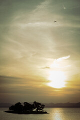 宍道湖の夕焼け