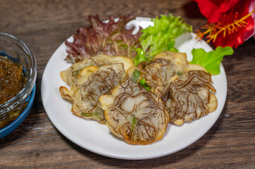 もずくの天ぷら