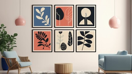 Matisse inspired botanical collage