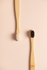 Bamboo toothbrushes. Eco-friendly items. Biodegradable personal care products.  Oral care. 