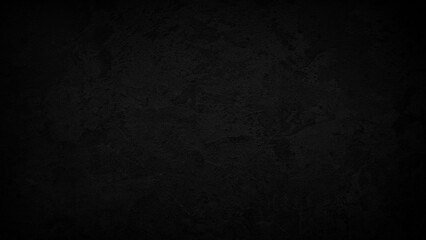 Black wall texture rough background dark concrete floor or old grunge background with black, with space for your text
