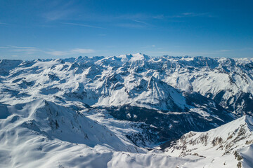 Fototapeta na wymiar Austrian Drone Mountains