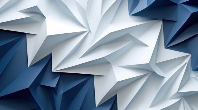 Fototapeta Abstract geometric background with folded paper texture