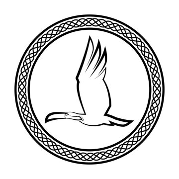 recommend clip art: Black and white line art of the flying hornbill Good use for symbol mascot icon avatar tattoo T Shirt design logo or any design