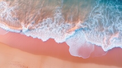 Aerial View of Pink Beauty