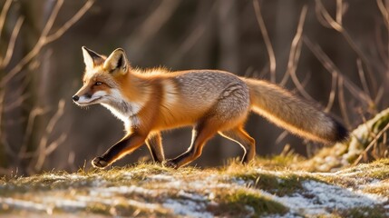 Naklejka na ściany i meble Portrait of a Red Fox Vixen