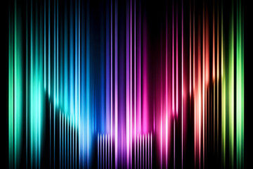 Velocity of Light: A High-Tech Concept Illustrating Speed and Futuristic Technology with Neon and Light Trails created with Generative AI technology