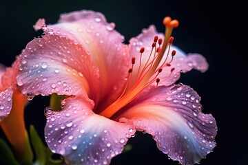 Macro of Blooming Flowers in Dreamy World - Generative AI