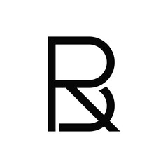 rb letter logo - obrazy, fototapety, plakaty