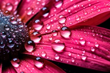 Delicate World Unfolding in Vibrant Flower's Heart - Generative AI