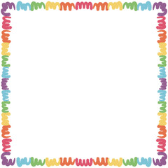 LGBTQ Pride Month border square