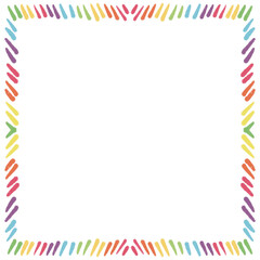 LGBTQ Pride Month border square