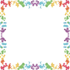 LGBTQ Pride Month border square