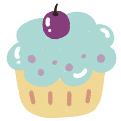 cupcake cartoon cute