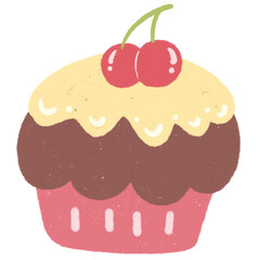 cupcake cartoon cute
