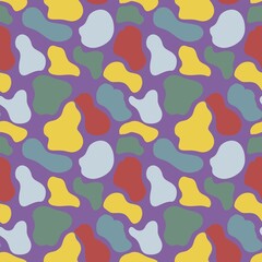 Cute pattern for kids, girls and boys. Creative digital background is made up of other spots, hand-draw. It can be used to create prints, packaging, invitations, simple designs. Holiday packages.