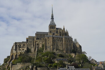 Fototapeta na wymiar Mont Saint Michel, France, May 2023